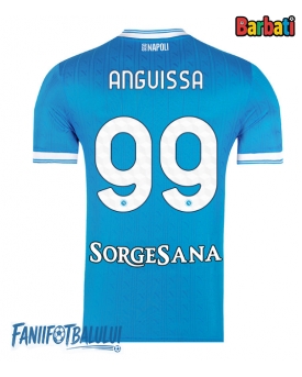 SSC Napoli Frank Anguissa #99 Tricou Fotbal Replică 2025-26 Barbati Acasa